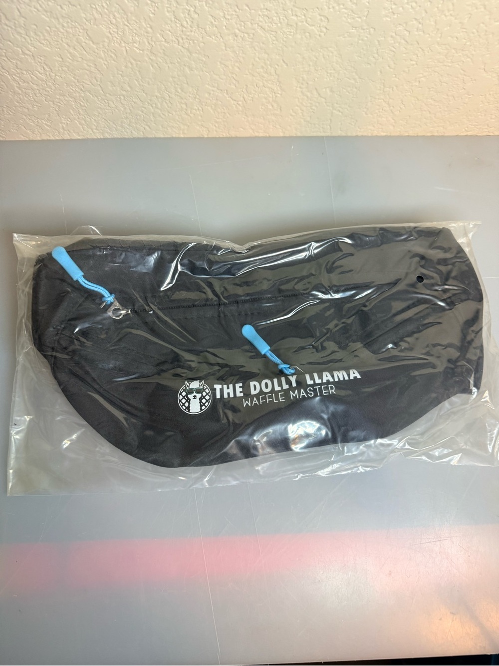 The Dolly Llama Waffle Master Black Waist Bag Fanny Pack